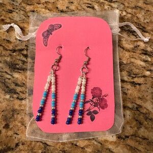 Handmade Ombré Beaded Earrings